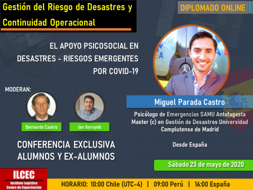 Invitación Seminarios Diplomado - Miguel Parada 23-05-20